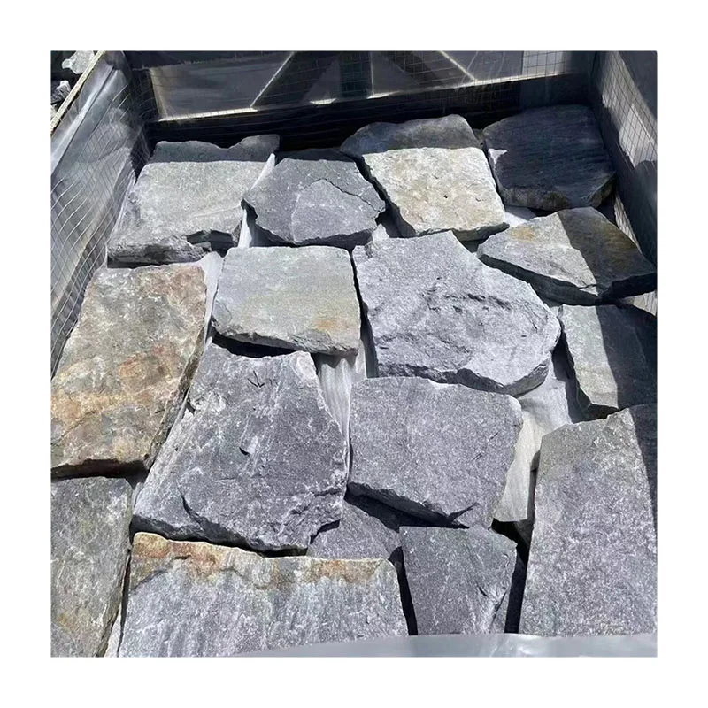 Blue Culture Stone Blue Based Natural Wholesale Villa House Wall Tile Decoration