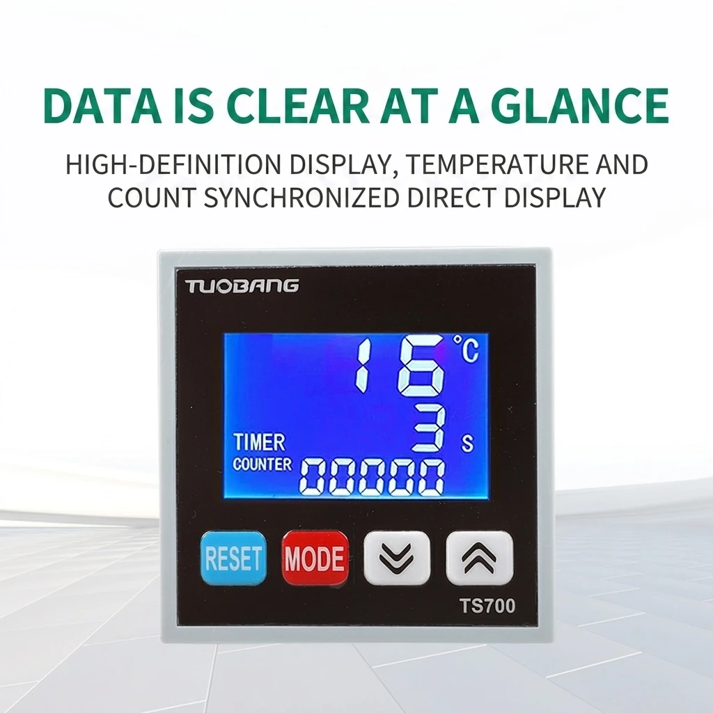TS700 Smart Temperature Controller PID Temperature Control Instrument Digital Temperature Controller Time Temperature