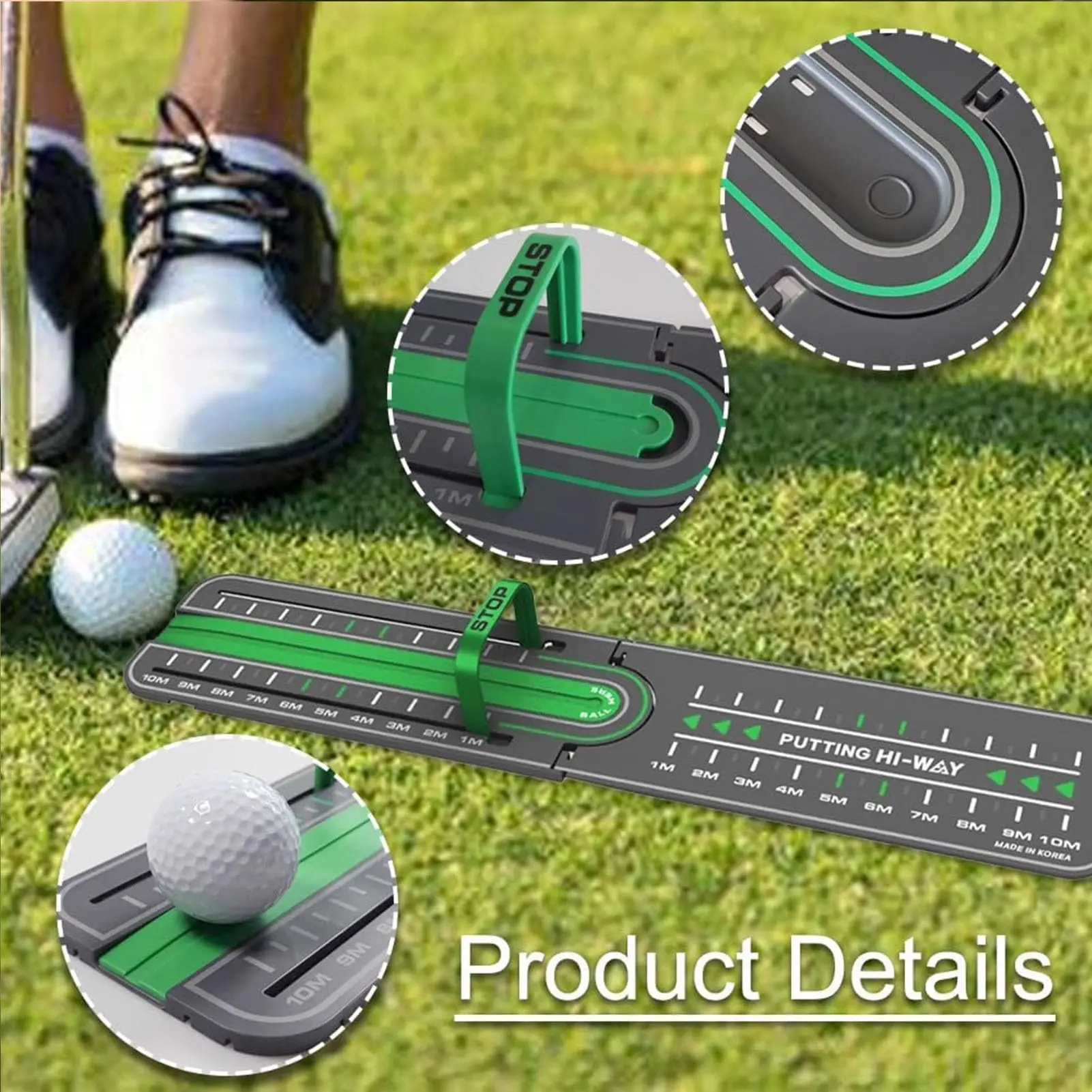 2023 New Golf Training Putters Portable Practice Tool Green Golf