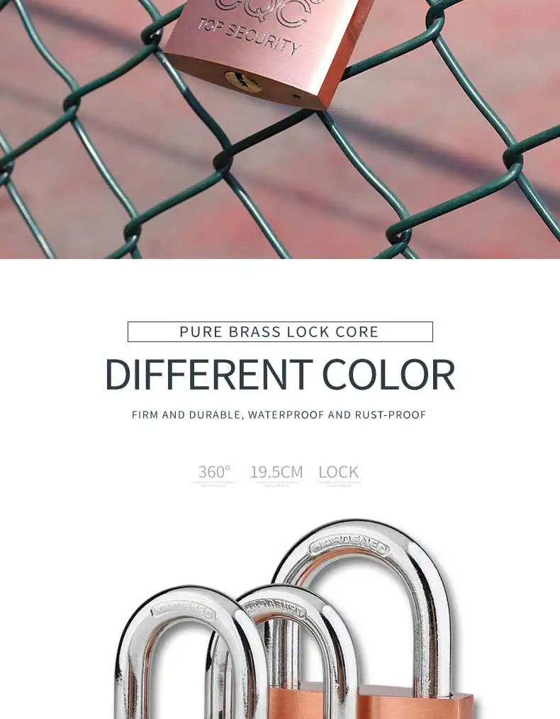 Padlock Packing Accept CustomizationLOGO PACKING Thickened Lock Body Computer Key ...