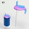 Color matching purple blue (including straw) 1pc