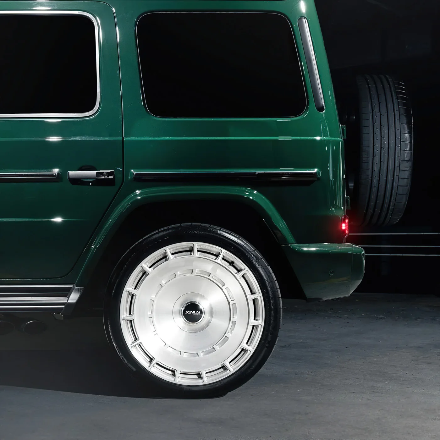 XL Monoblock Silver Brushed Custom Deep Concave Wheel 5x130 5x120 5x112 5x127 6x139.7 6x135 Forged 4x4 off Road Wheel - Image 2