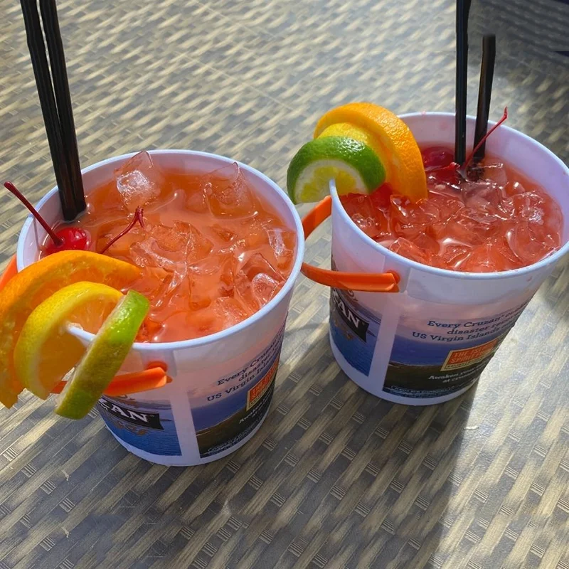 32oz Plastic Drinking Rum Bucket Punch Buckets Buy Plastic Drinking