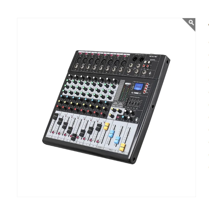 8 Channel Professional Mixer /dj Controller/console Mixer /stage ...