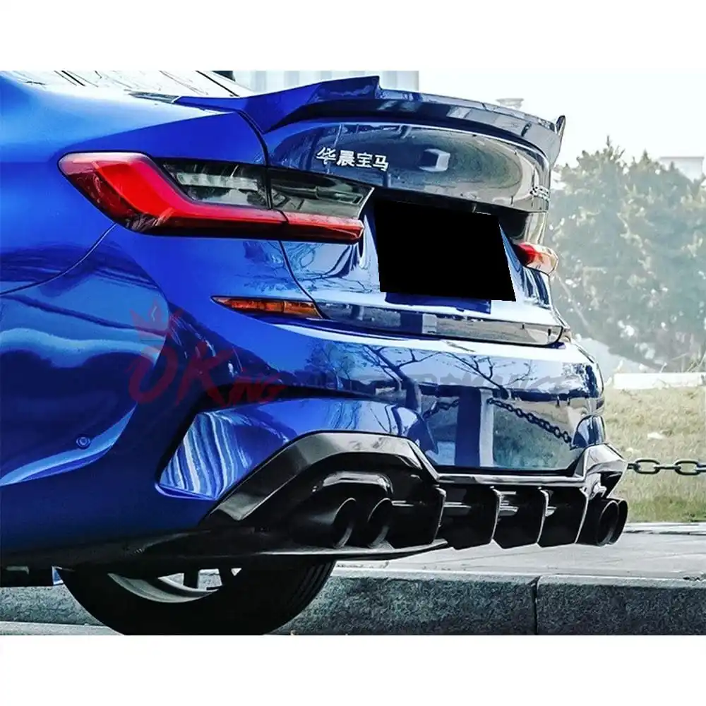 AK Style Carbon Fiber Rear Diffuser for BMW 3 Series G20