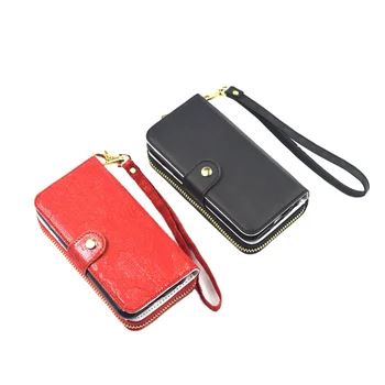 Luxury Retro Recyclable Material PU Leather Wallet Case for Phone 11 Pro max / 11 pro / 11 Cases Multi Card Holders Flip Cover