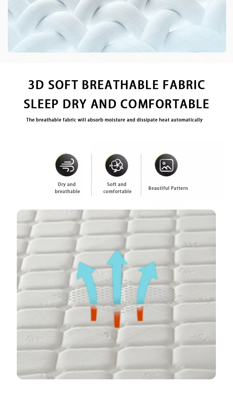 Five-star hotel natural latex mattress independent spring mattress homestay apartment home decoration custom mattress