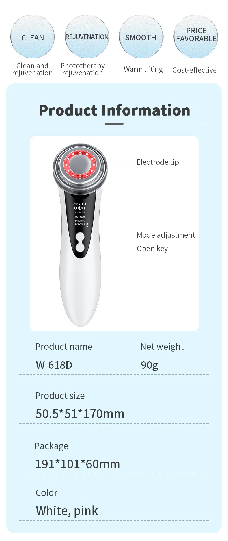 Best Selling 2024 5 In 1 Skin Lifting Device Led Light Photon Therapy   Hacd7b5177b6a46499fa08a9e357aa9bfP 