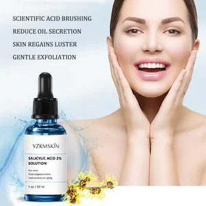 OEM ODM Face Skin Care Oil Anti Acne Purify Pores Salicylic Hyaluronic Acid Whitening VC Moisturizing Skin Care Essence Serum
