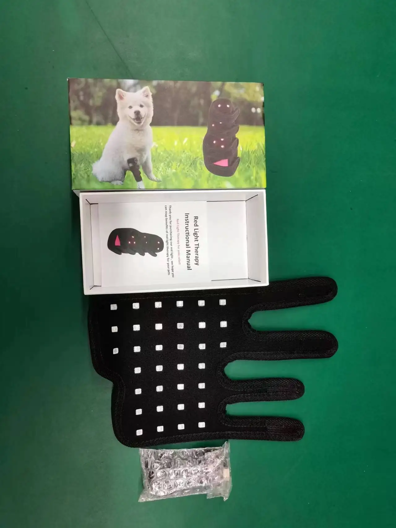 New Pet Therapy Home Use Dog Red Light Infrared Wrap Pain Therapy 660nm 850nm Mat For Dog's Paw