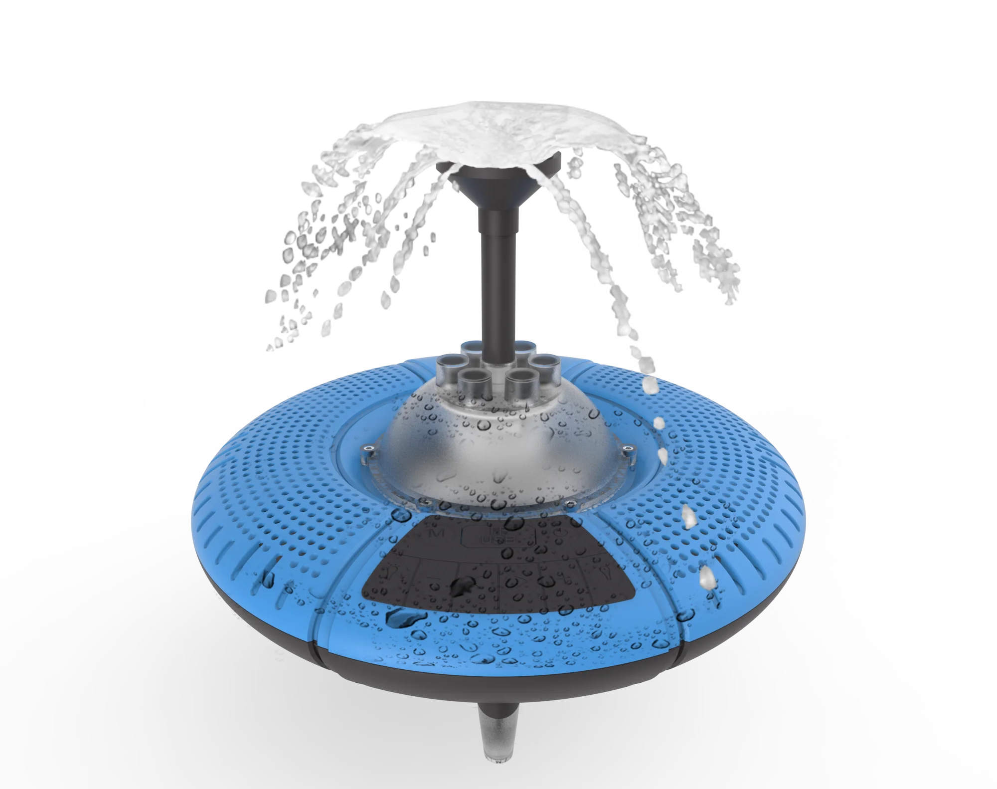 優れた音質 UFO型スピーカー 360度HiFiサラウンドサウンド 磁気浮上式