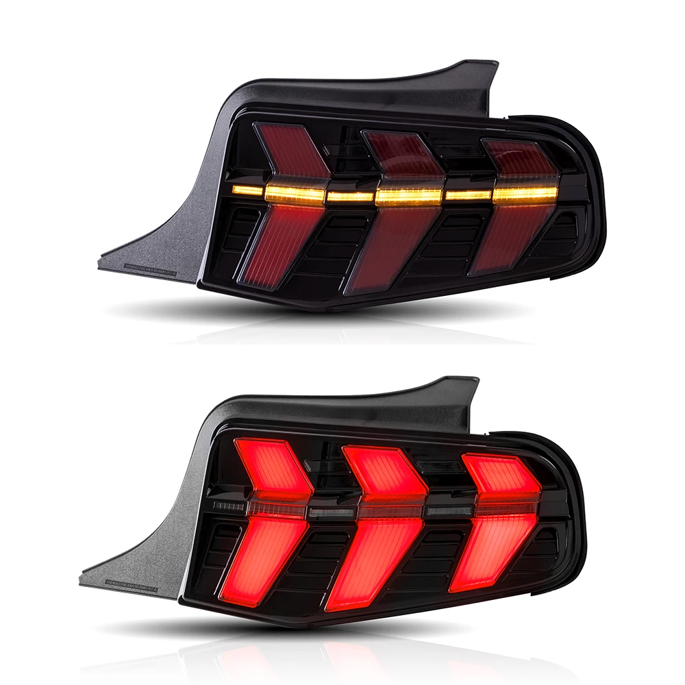 Vland LED American version Tail Lights Assembly 2010-2012 For Ford Mustang GT V6 details