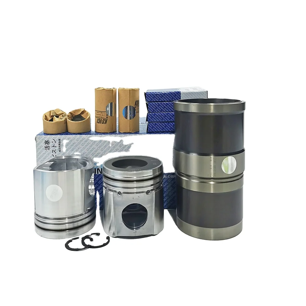 IZUMI Engine Piston Cylinder Liner Full Gasket Repair Kit 4D120 6D140 4D95 6D125 Spare Parts for KOMATSU Industrial machinery