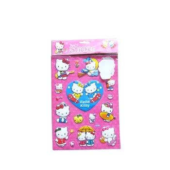 Disney audit supplier promotional gifts plastic puffy sticker 3d foam sticker