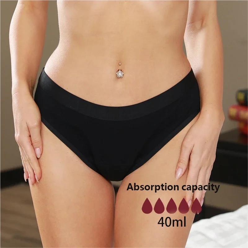 Organic Cotton Period Bikini construction and fit reference