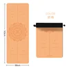 Lignes de posture Mandala [Orange Lait]