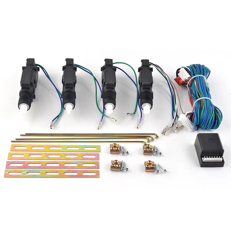 Universal DC12V Car Central Lock System Keyless Entry Door Lock Central Locking System With 4 Car Door Lock Actuators