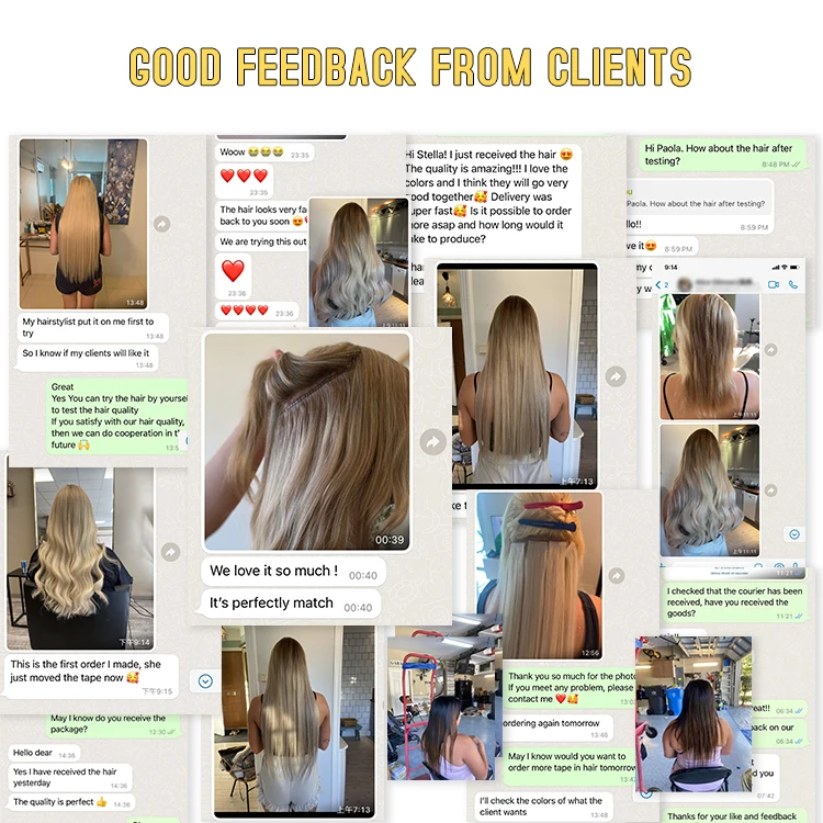 Top Quality Russian Genius weft hair extensions seamless weft invisible hand tied hair extensions raw human hair details