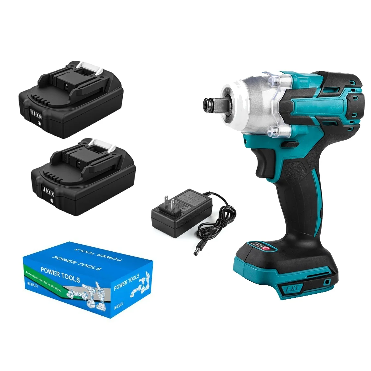 1/2 Impact Wrench For Trucks With Battery Powered Electric Wrench