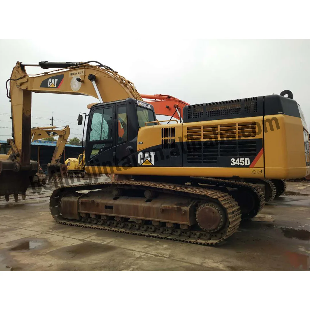Secondhand Caterpillar CAT345D Excavator 45ton Large Backhoe Good ...