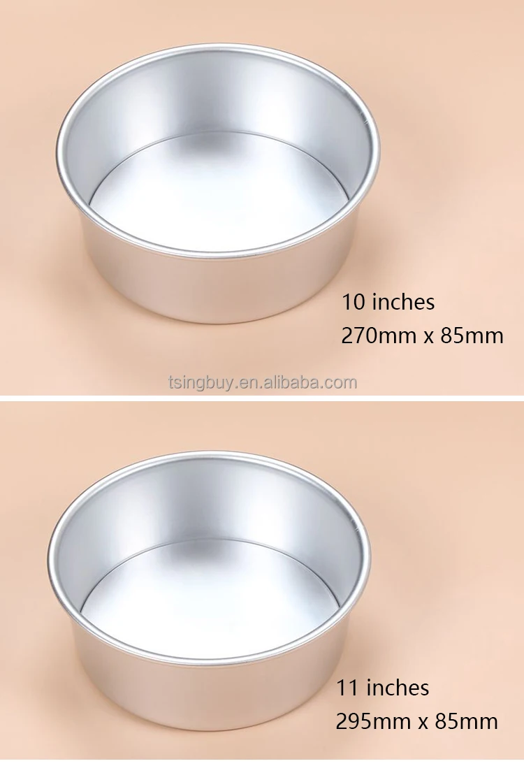 Highkit Stampo Crostata Fondo Amovibile 22 cm, Antiaderente Teglia