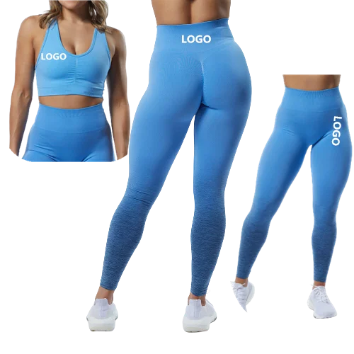 Women Gym Sets 2 Piece Seamless Yoga Sets Women Gym Clothes Sportswear Female Workout Set Active