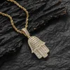 Gold pendant + 3mm 24inch twist chain