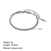 xkb2204 bracelet chaîne 3 mm en acier