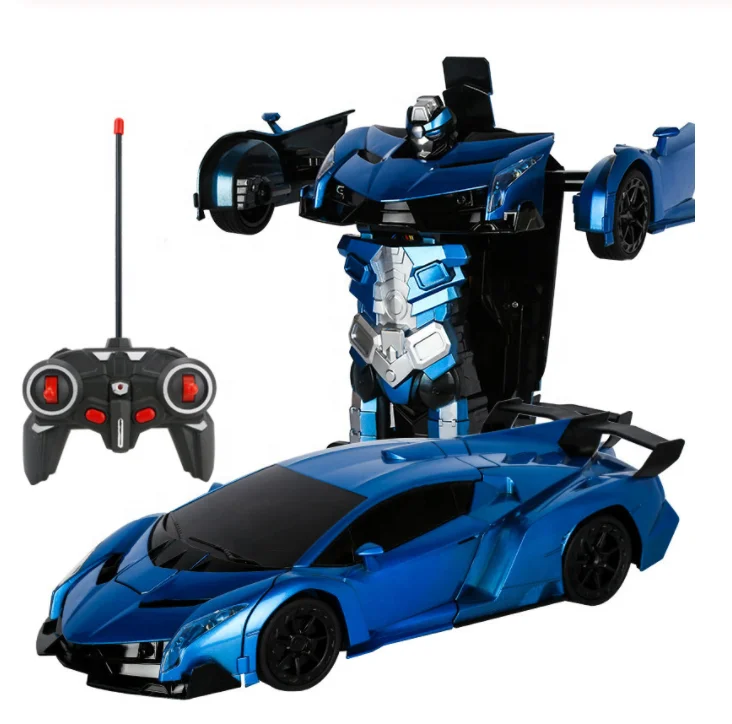 Robots de transformación para niños, modelos de coche de Control