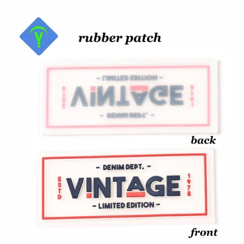 Logos Patches Custom Silicone Cartoon Logo Pvc Patch 3D Rubber Patch For Clothing