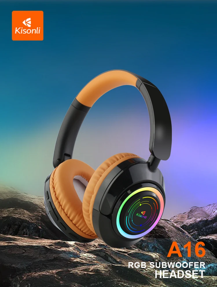 Kisnoli A16 Wireless Gaming Blue Tooth Headset