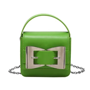 Custom Designer Fashion Ladies Mini Square Shoulder Crossbody Bags Pu Leather Purses Handbags for Women