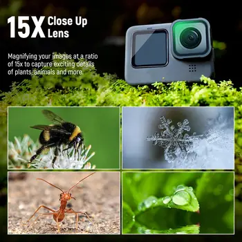 Best Selling   20% OFF Action Camera Lens Protective Lens Filter NEEWER 15X Macro Lens detail image