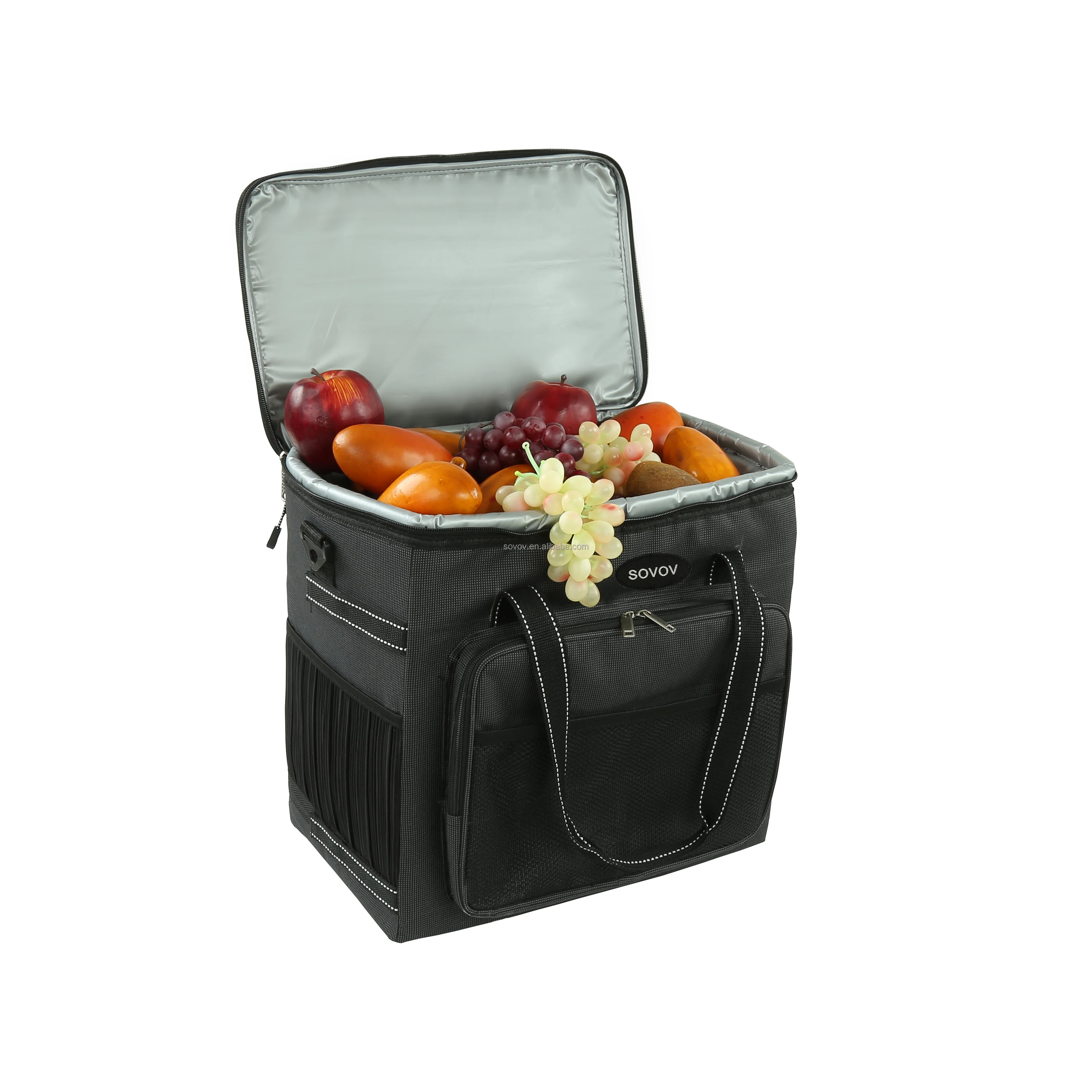 Portable Beer Cooler Bag Work Lunch Hot Logic Food Warming Tote 12v