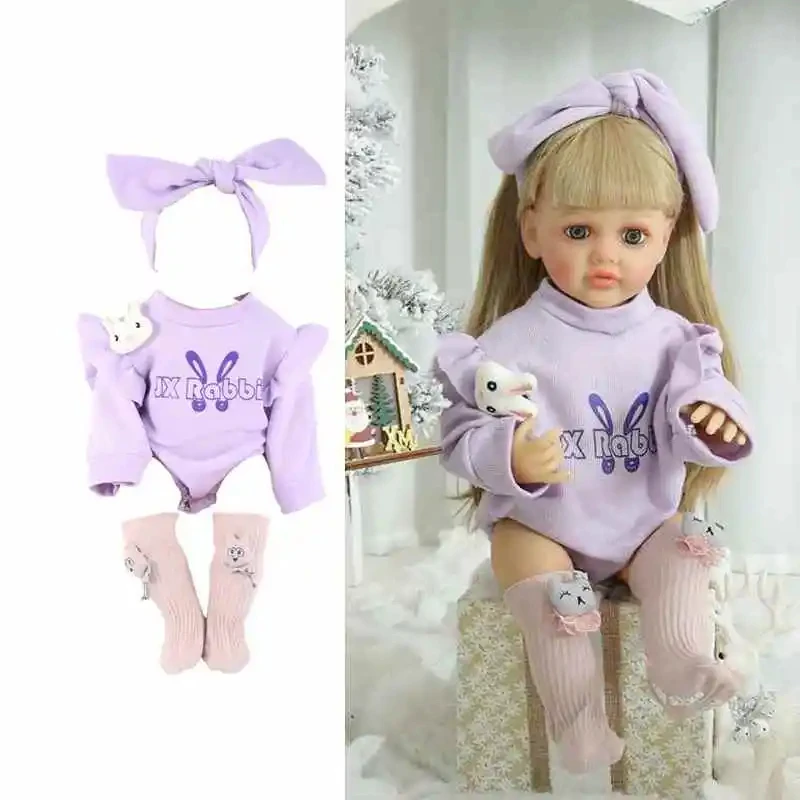 Vêtements De Poupée 17 Cm – Ensemble Peluche Avec Haut, Jupe Et Collier – Cadeau Créatif Pour Enfants, Facile à Enfiler