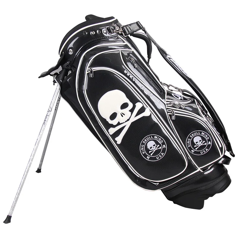 【中古】【未使用】ボンジャポネ BONJAPONE × KOYAMA GOLF BAG FACTORY PUNK レザー スタッズ ゴルフバッグ シルバーxイエロー系【ユニセックス】 中古】【未使用】ボンジャポネ BONJAPONE × KOYAMA GOLF BAG