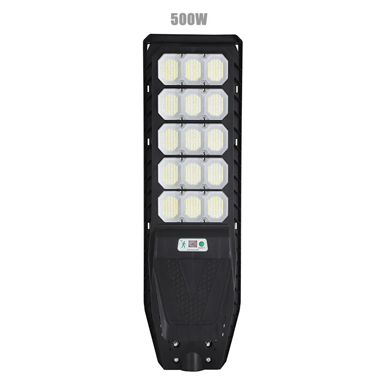 Integrated High Brightness Solar Street Light Remote Control 300W 400W 500W All in One Solar Lights Outdoor Street