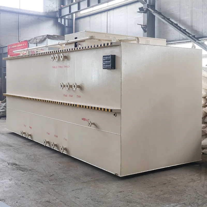 WWTP DAF + MBBR + MBR + UV Integrated 