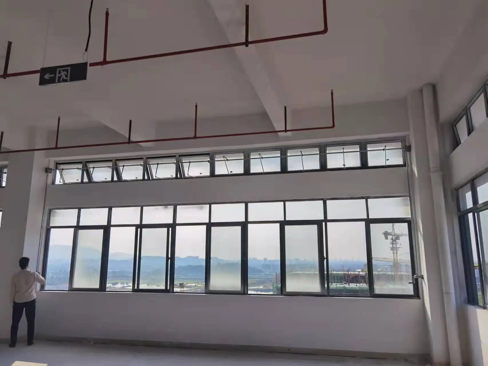 Factory Smoke Exhaust Window Switch with Hand Cranking Customized Adjustable Smoke Window Opener