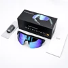Black and iridescent blue styles