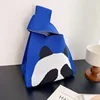 Covering eyes panda-blue