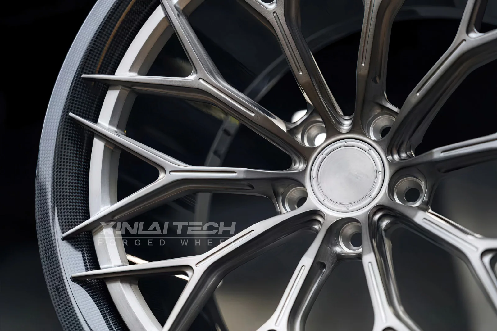 XL High Performance Carbon Fiber Lip Forged Wheels Custom 18 19 20 21 22 Inch Deep Dish Alloy Wheels for Ford Mustang GT Lexus - Image 3