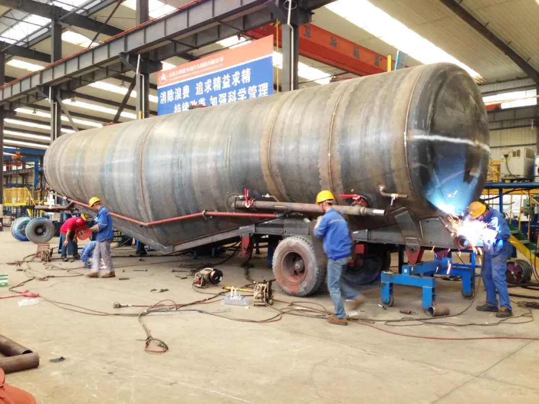 Top Factory New Vtype Bulk Cement Tank Truck Trailer 40ton 50ton