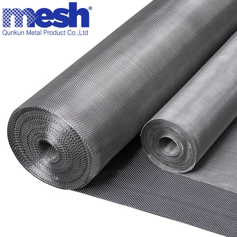 Alaskin Ultra-Fine 140 90 130 220 Micron 50um Stainless Steel Air Dust Filter Woven SS Wire Mesh in Plain Weave Style
