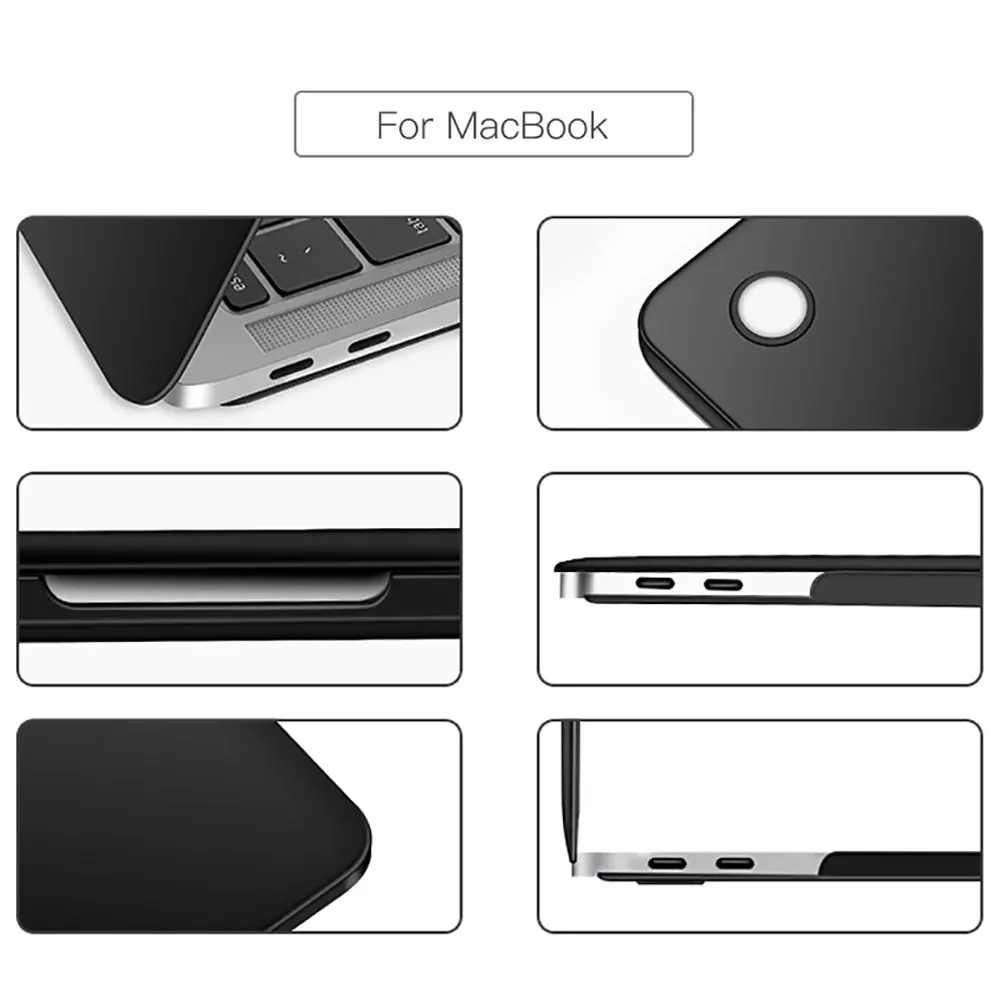Laudtec Laptop Case Para for MacBook Pro 13 Case 2020 M1 A2338 Coque for Macbook Air 13 A2337 Funda Pro 16 Case 11 12 15 supplier