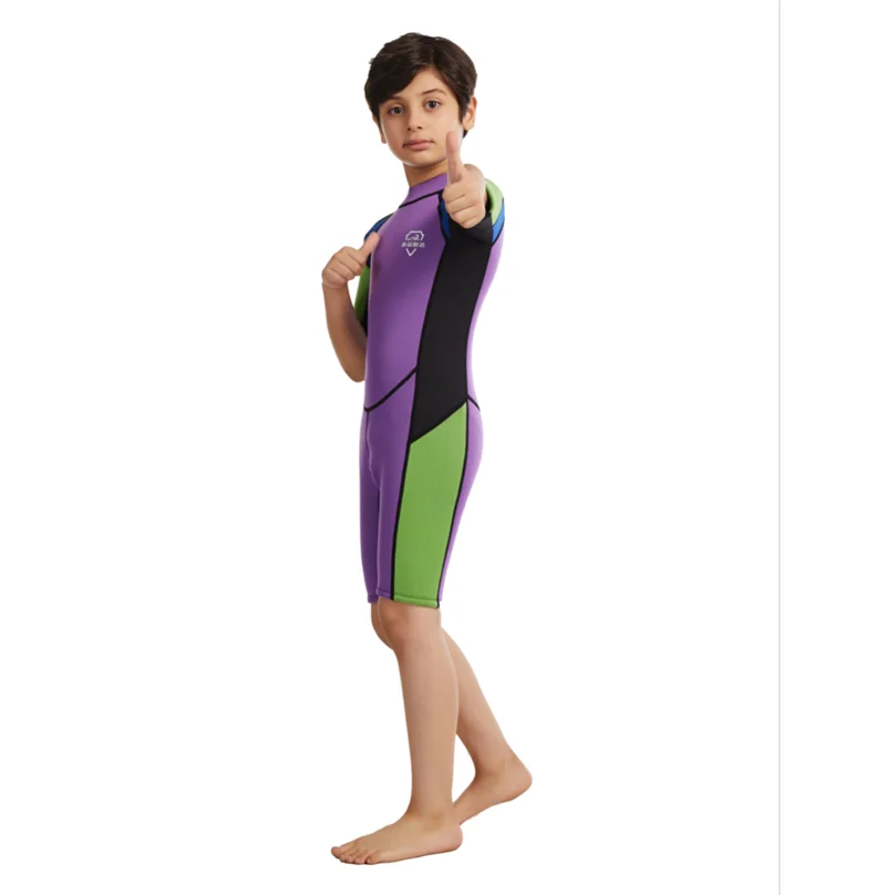 children fast selling neoprene thermal swimsuit