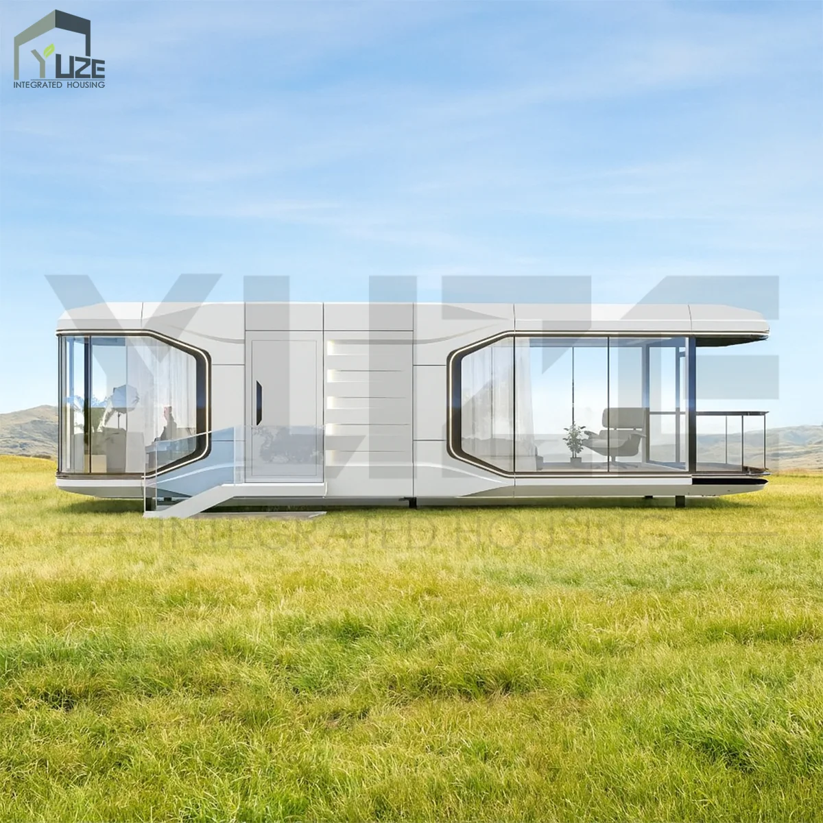 Luxury Design Modular Capsule Tiny House Smart Prefab Capsule Villa House for Outdoor Camping