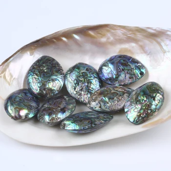 30*50mm Abalone Paua Shell Nail Art Shell Paper,Nature Shell Paper