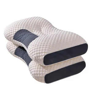 Luxury Ergonomic Cervical Pillow Orthopedic Neck Support Pillow for Home Spa Massage Pillow Helps with Sleep and Neck Protection