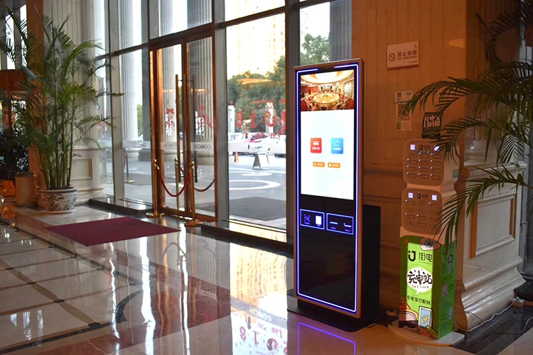 Self Checkout Ordering Electronic Payment Kiosk Terminal 32inch Cash ...
